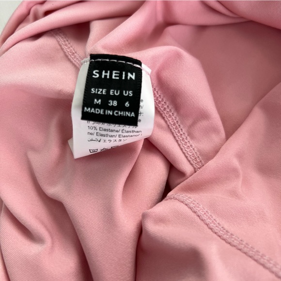 Shein Tulip Hem Pink Athletic Shorts with insert  Size M - Picture 3 of 10